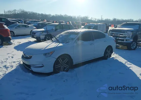 2017 Honda Accord Ex-L V6 из США, поврежденный, VIN 1HGCR3F81HA035915